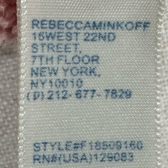 Rebecca Minkoff Designer Sweater Pink Penny Cable Knit Long Sleeve Women’s Sz S - Picture 9 of 12